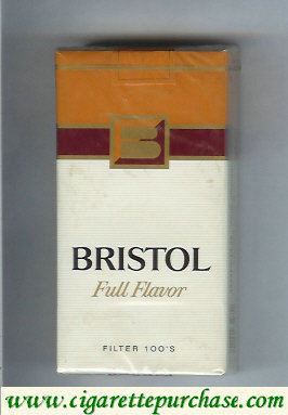 Bristol 100s cigarettes Full Flavor USA